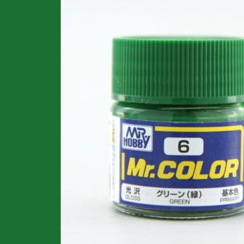 C-006 Gunze Lacquer smalto GREEN/VERDE | LUCIDO | 10ml colore modellismo