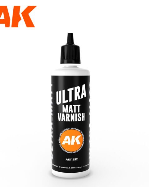 ULTRA MATT VARNISH 100ml AK INTERACTIVE AK11252