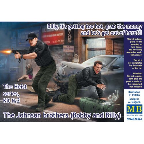 Serie Rapina Kit#2 I fratelli Johnson (Bobby e Billy) Scala 1:24 MASTER BOX MB24065