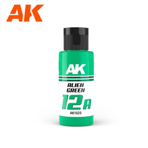 AK1523 DUAL EXO 12A – ALIEN GREEN 60ml AK INTERACTIVE