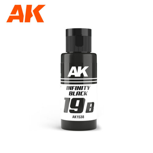 AK1538 DUAL EXO 19B – INFINITY BLACK 60ml AK INTERACTIVE