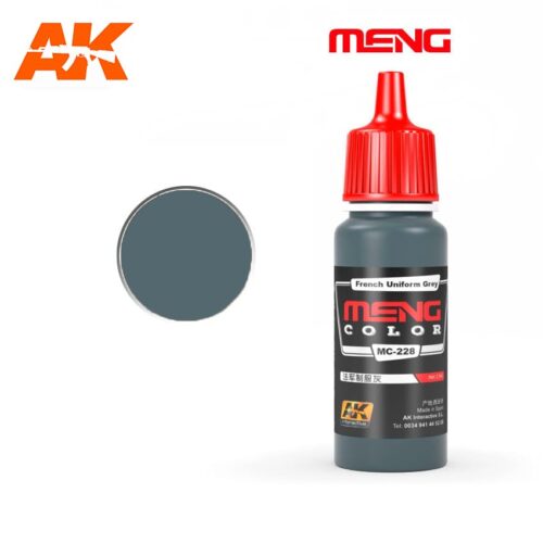 MC228 FRENCH UNIFORM GREY 17ml MENG COLOR AK INTERACTIVE
