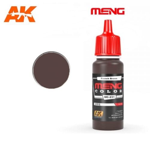MC231 FRENCH BROWN 17ml MENG COLOR AK INTERACTIVE