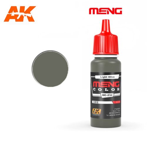 MC234 LIGHT OLIVE 17ml MENG COLOR AK INTERACTIVE