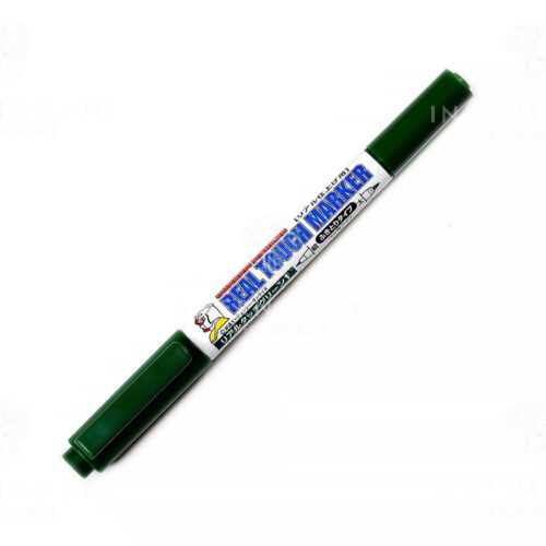 GM408 GUNDAM REAL TOUCH MARKER: GREEN/VERDE | PUNTA DOPPIA 1