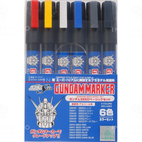 GMS109 SEED BASIC SET (6 COLORS) MR HOBBY GUNDAM MARKER