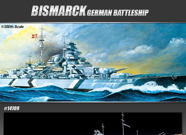 Bismarck scala 1:350 Academy 14109