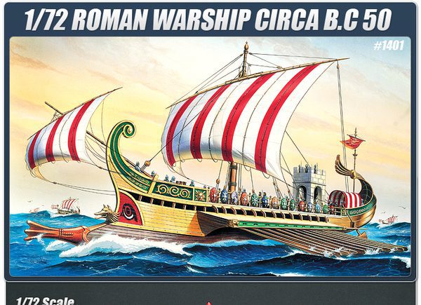 ROMAN WARSHIP CIRCA B.C 50 scala 1:72 ACADEMY 14207