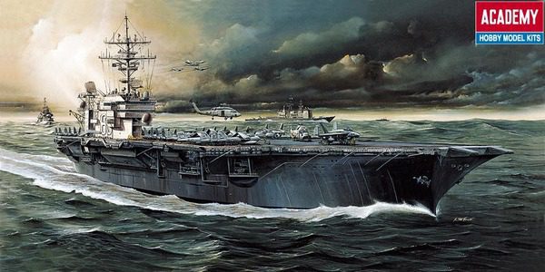 Academy 14210 U.S.S. CV-63 KITTY HAWK scala 1:800