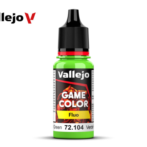72104 Vallejo new Game Color FLUO – FLUORESCENT GREEN 18ml