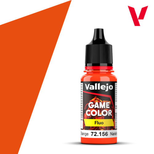 72156 Vallejo new Game Color FLUO – FLUORESCENT ORANGE 18ml