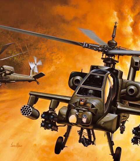 AH - 64 APACHE scala 1:72 ITALERI 0159