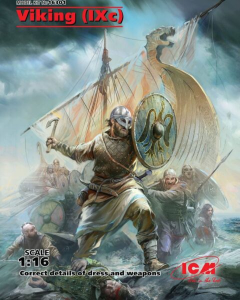 16301 Viking IX century scala 1:16 ICM