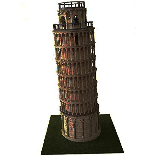 Torre di Pisa scala misura 12 x 12 x 34 cm