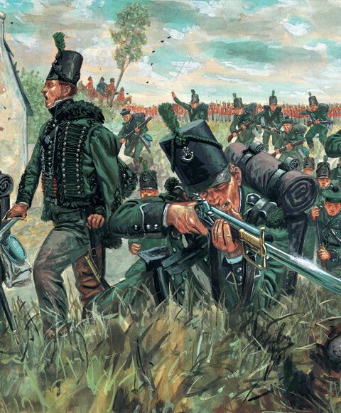WATERLOO (200years) 95th rgt. ''Green Jackets'' scala 1:72 ITALERI 6083