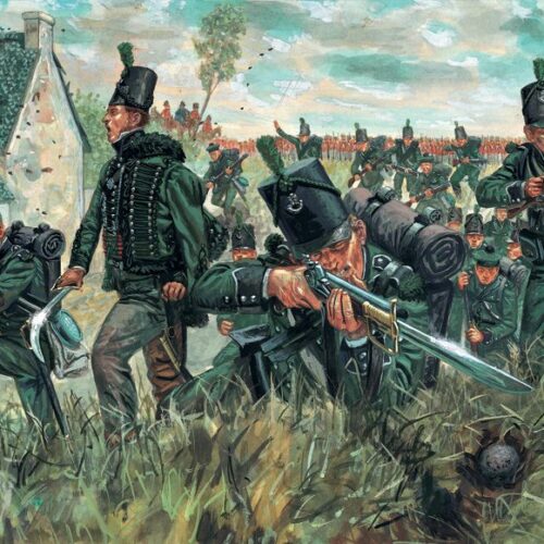 WATERLOO (200years) 95th rgt. ”Green Jackets” scala 1:72 ITALERI 6083