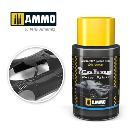 AMIG0347 Selenit Grau – Cobra Motor paint Ammo of Mig 30ml atossico
