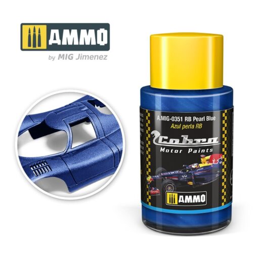 AMIG0351 RB Pearl Blue – Cobra Motor paint Ammo of Mig 30ml atossico