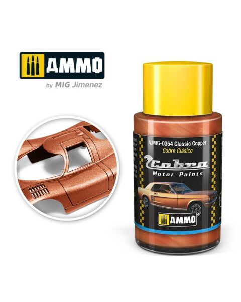 AMIG0354 Classic Copper - Cobra Motor paint Ammo of Mig 30ml atossico