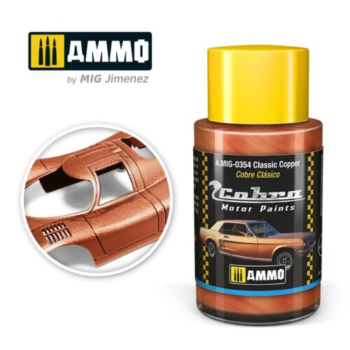 AMIG0354 Classic Copper – Cobra Motor paint Ammo of Mig 30ml atossico