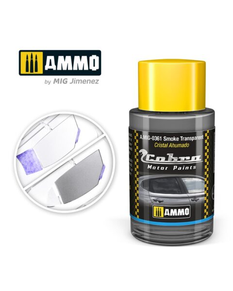AMIG0361 Smoke transparent - Cobra Motor paint Ammo of Mig 30ml atossico