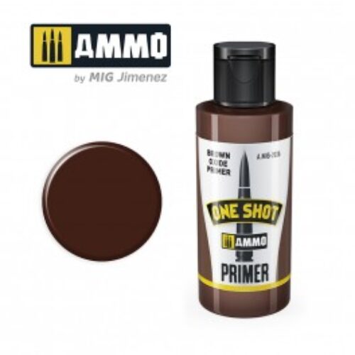 AMIG2026 ONE SHOT PRIMER Brown Oxide Primer –  Ammo of Mig 60ml