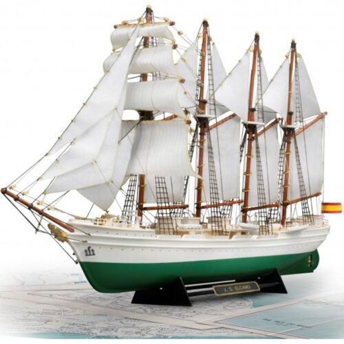 Nave Scuola Juan Sebastián Elcano & Esmeralda.  Kit modello di nave in legno e plastica scala 1:250 ARTESANIA LATINA 22260