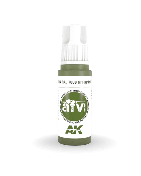 AK11314 3RD. AFV SERIES - GRAUGRÜN OPT 2 - 17ml colore acrilico per modellismo
