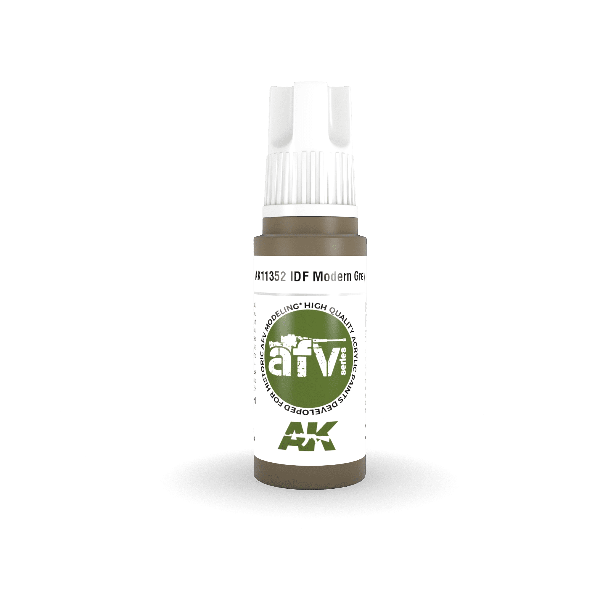 AK11352 3RD. AFV SERIES - IDF MODERN GREY - 17ml colore acrilico per modellismo