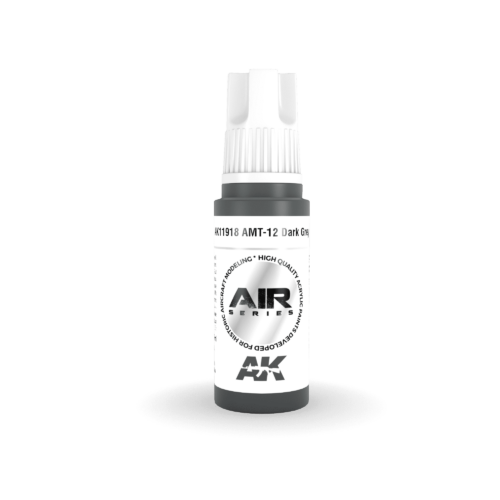 AK11918 3RD. AMT-12 DARK GREY 17ml colore acrilico per modellismo