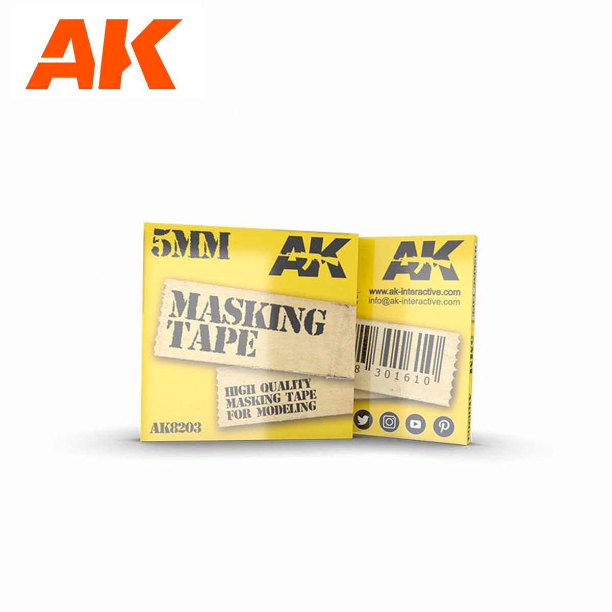 MASKING TAPE: 5MM AK INTERACTIVE AK8203