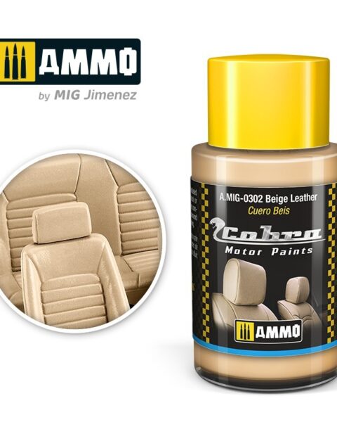 AMIG0302 Beige Leather  - Cobra Motor paint Ammo of Mig 30ml atossico