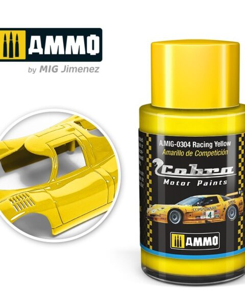 AMIG0304 Racing Yellow  - Cobra Motor paint Ammo of Mig 30ml atossico