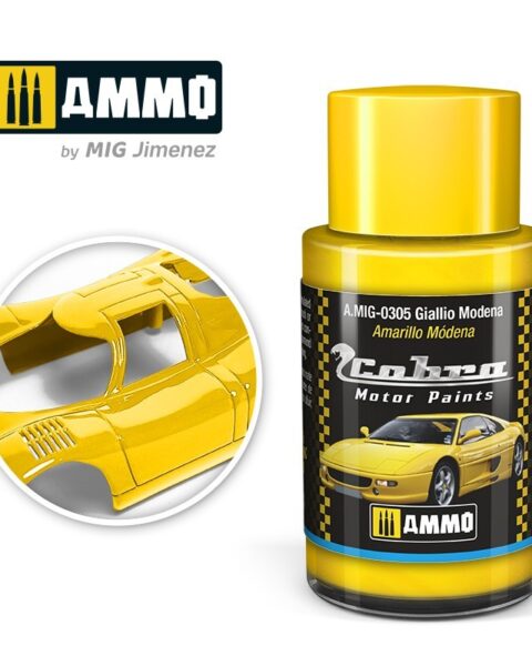 AMIG0305 Giallio Modena  - Cobra Motor paint Ammo of Mig 30ml atossico