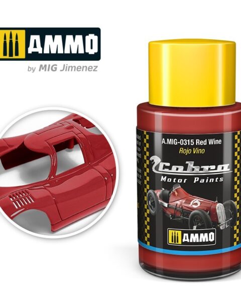 AMIG0315 Red Wine  - Cobra Motor paint Ammo of Mig 30ml atossico