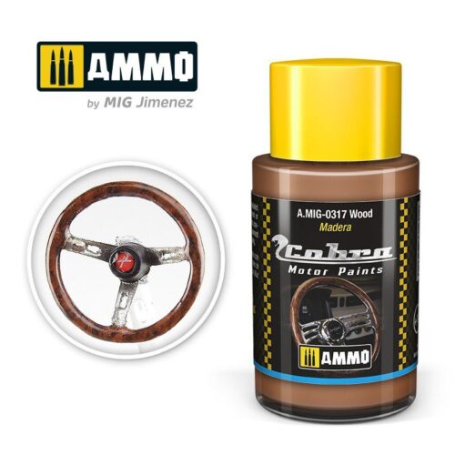 AMIG0317 Wood – Cobra Motor paint Ammo of Mig 30ml atossico