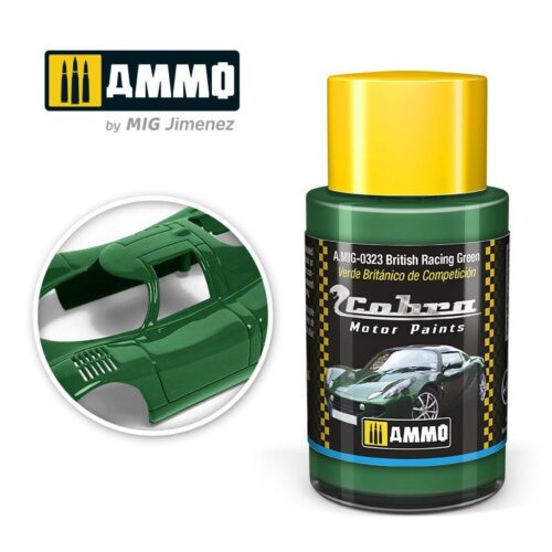 AMIG0323 British Racing Green – Cobra Motor paint Ammo of Mig 30ml atossico