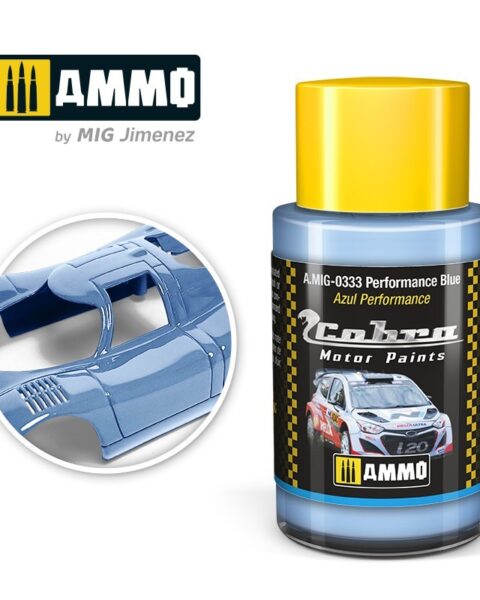 AMIG0333 Performance Blue - Cobra Motor paint Ammo of Mig 30ml atossico