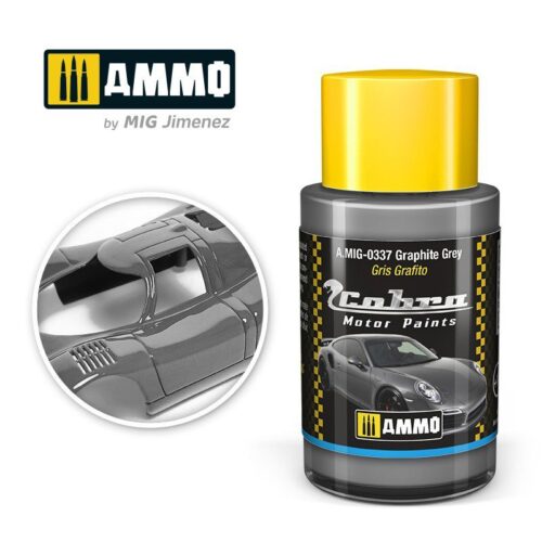 AMIG0337 Graphite Grey – Cobra Motor paint Ammo of Mig 30ml atossico