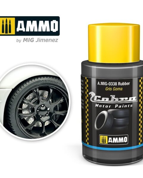 AMIG0338 Rubber - Cobra Motor paint Ammo of Mig 30ml atossico