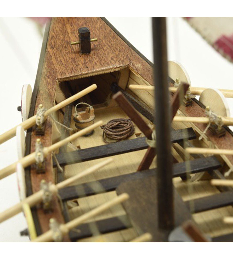 Drakkar Viking. Wooden Model Ship Kit scala 1:75 Artesania Latina 19001-N - immagine 5
