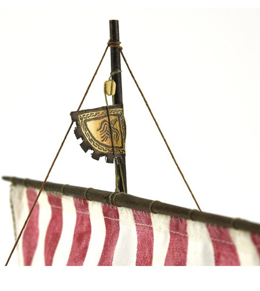 Drakkar Viking. Wooden Model Ship Kit scala 1:75 Artesania Latina 19001-N - immagine 6