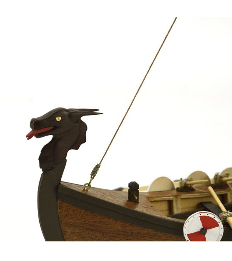Drakkar Viking. Wooden Model Ship Kit scala 1:75 Artesania Latina 19001-N - immagine 7