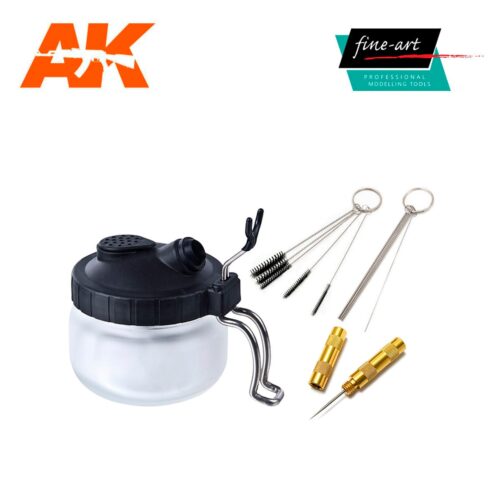 SET STAZIONE DI PULIZIA PER AEROGRAFO FINE-ART FA-614