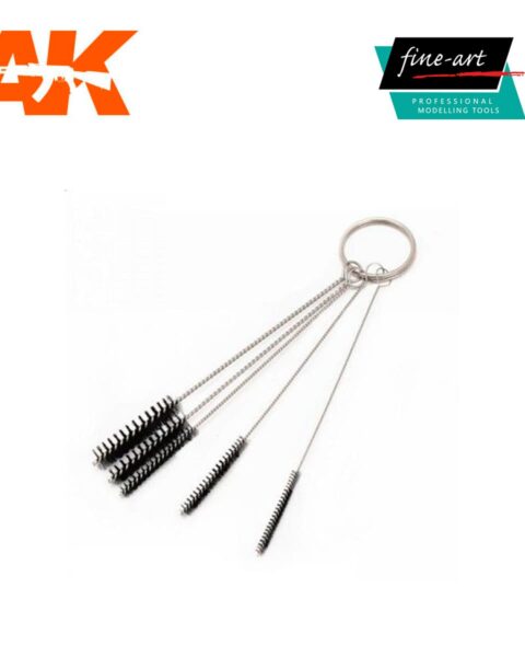 SET DI SPAZZOLE PER LA PULIZIA DELL'AEROGRAFO FINE-ART FA-644