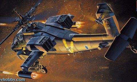 AH-64A APACHE scala 1:72 Academy 12488