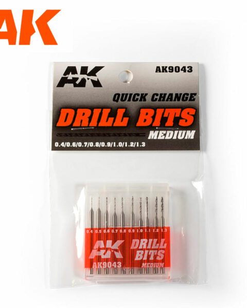 DRILL BITS (0.4-1.3mm) AK INTERACTIVE AK9043