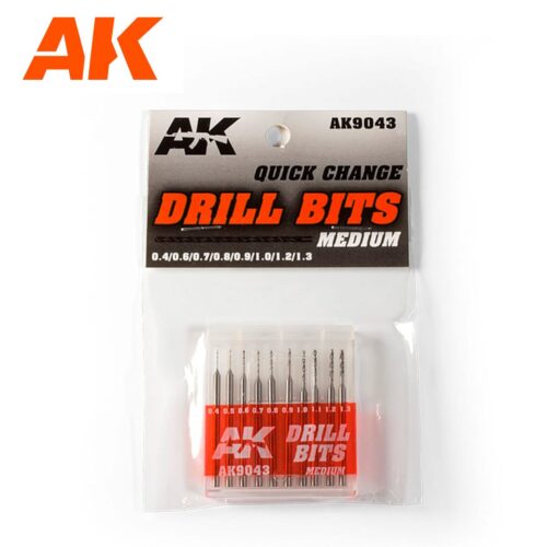 DRILL BITS (0.4-1.3mm) AK INTERACTIVE AK9043