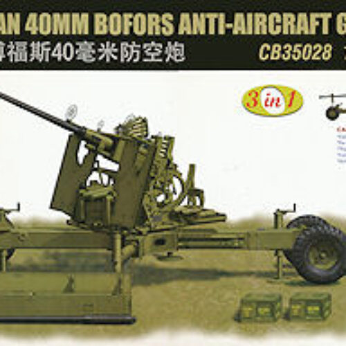 Canadian 40mm Bofors Anti-Aircraft Gun scala 1:35 BRONCO CB35028