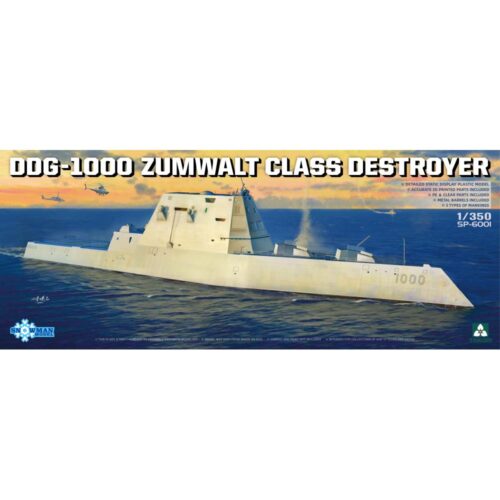 DDG-1000 Zumwalt Class Destroyer scala 1:350  TAKOM TKM-SP6001 + COLLA OMAGGIO